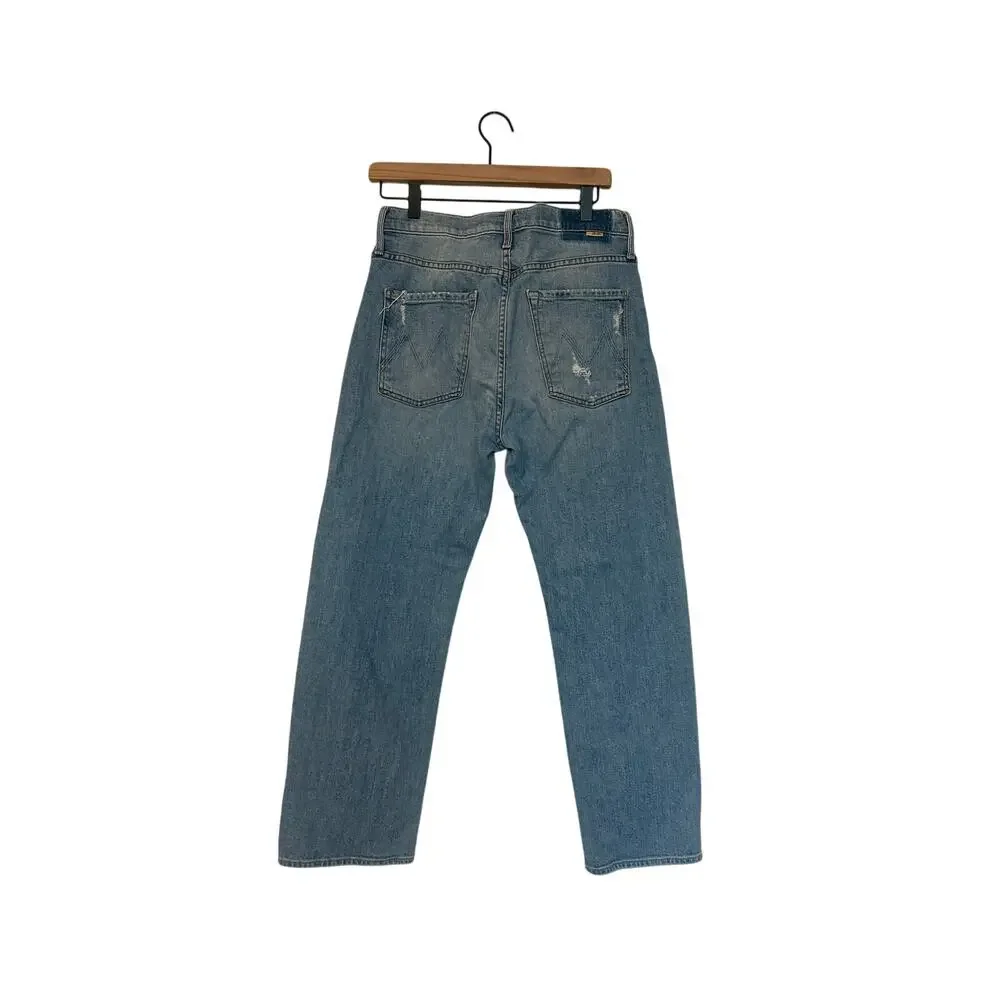 Mother Denim The Ditcher Crop in Resting Beach Face - Picture 4 of 6